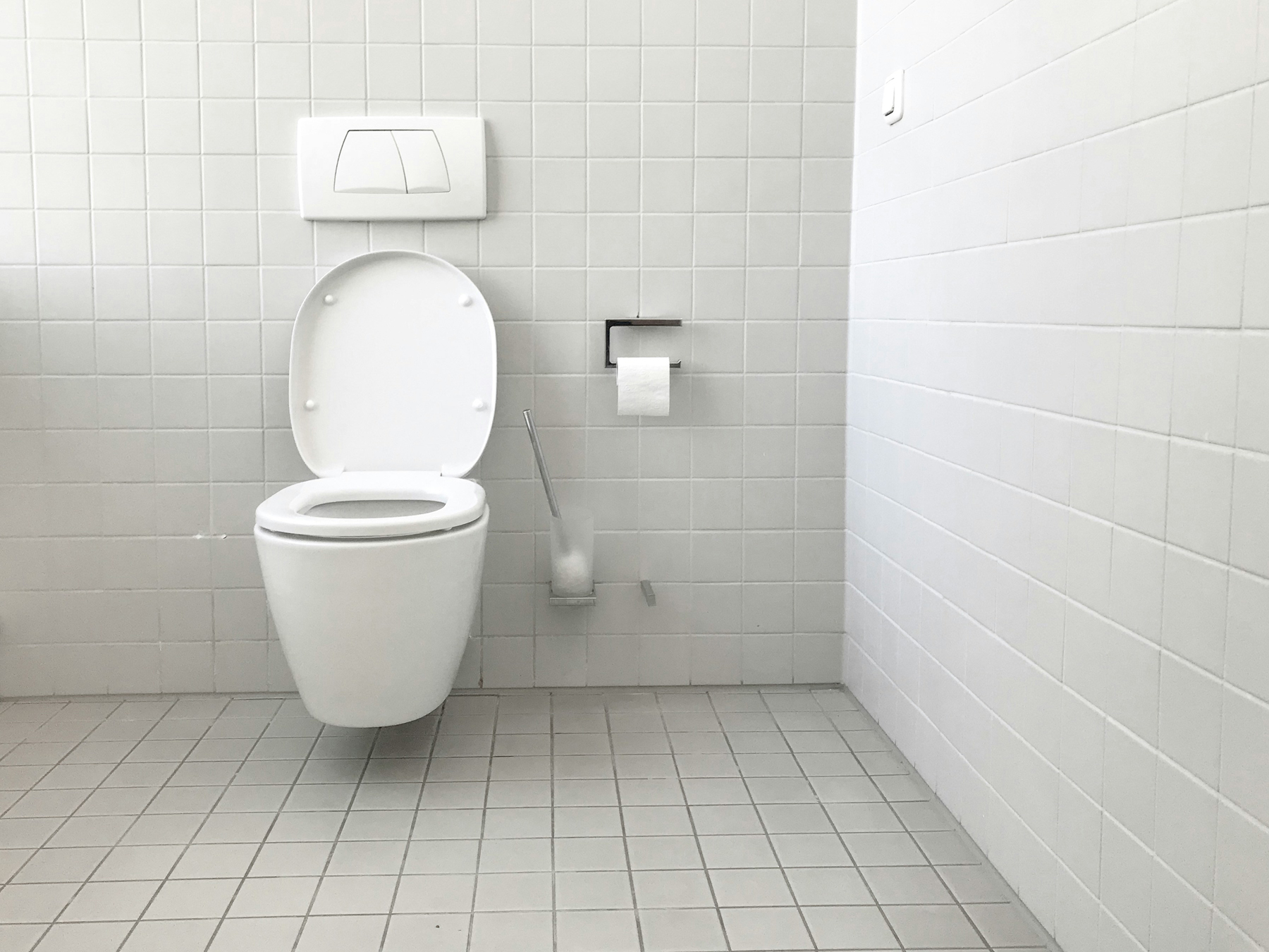 Reinigungsmittel im Badezimmer